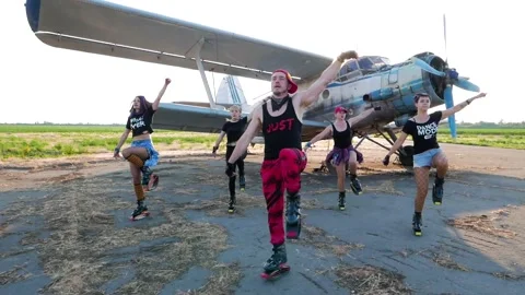 Group training kangoo. Stock Footage 91705833