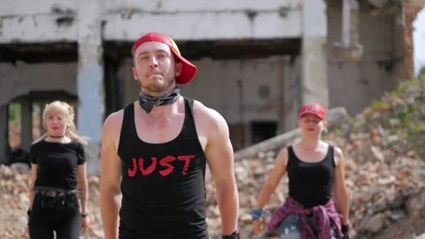 Group training kangoo. Stock Footage 91706313