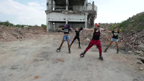 Group training kangoo. Stock Footage 101679611