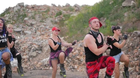 Group training kangoo. Stock Footage 101679632