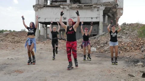 Group training kangoo. Stock Footage 101680153