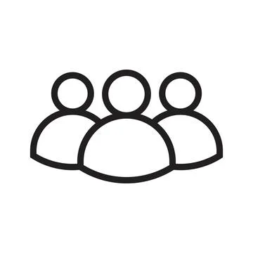 Group vector icon design template Stock Illustration