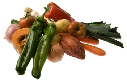 Group of vegetables Stock Photos