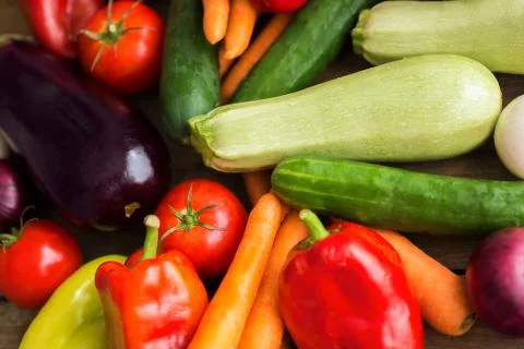 Group of vegetables Stock Photos