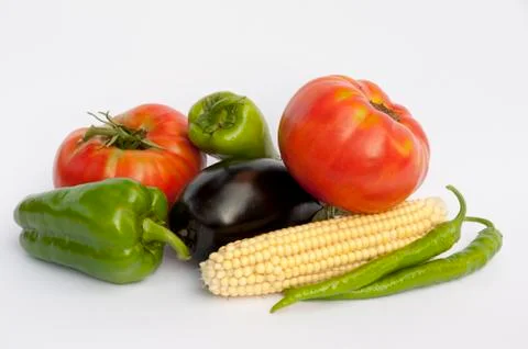 Group of vegetables Stock Photos