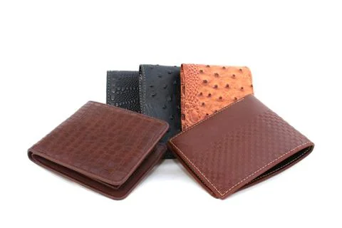 Group wallet on isolated Photos