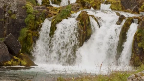 Group of waterfalls Stock Footage 249207685