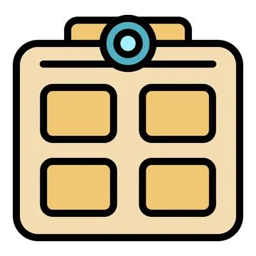 Group webinar icon vector flat Stock Illustration