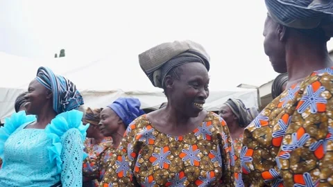 Group of women wearing the same attire Video stock 249160904