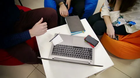 Group of young people in architect training Stock Footage 59986190