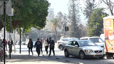 Group of young people cross Stock Footage 95907015