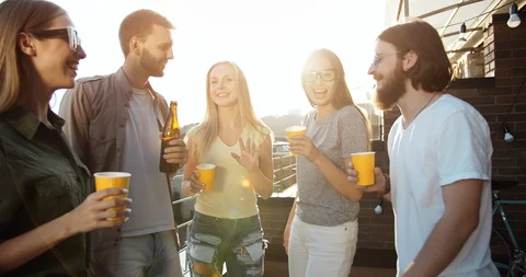 Group of Young People Smiling Stock-Footage 116494078