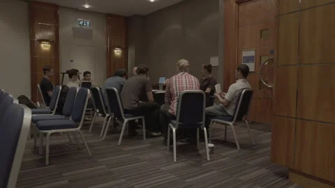Group of young professionals having a meeting in conference room Stock Footage 342565093