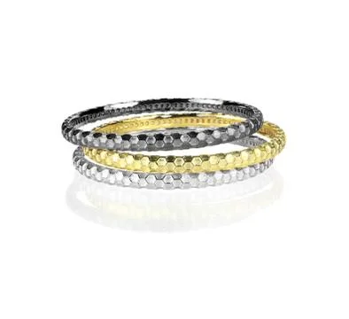 Grouping of metal bangle Bracelets Stock Photos