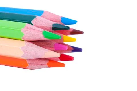 Groups of crayon Stock Photos