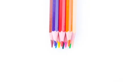 Groups crayon Stock Photos