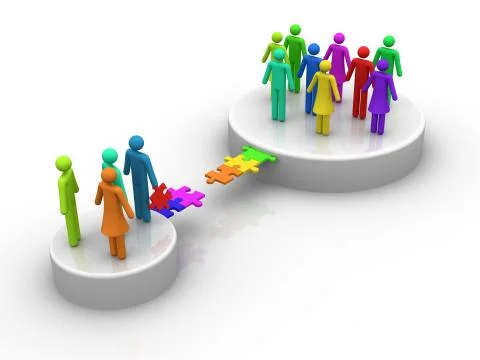 Groups Stock Illustration