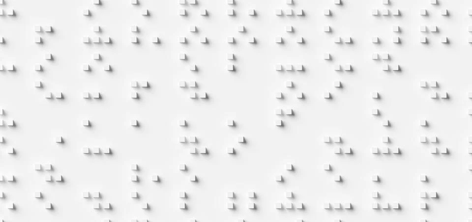 Groups of random white squares or boxes geometry shapes background wallpape.. Stock Illustration