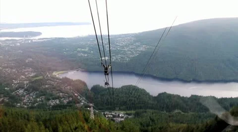 Grouse Mountain Cable Car Stock Footage 20481453