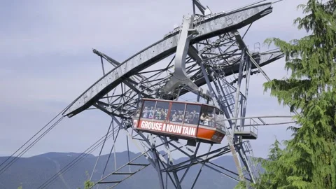 Grouse Mountain Gondola Stock Footage 271146538