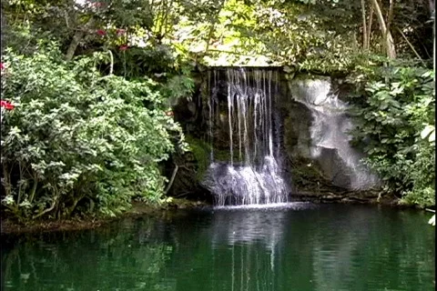 Grove Falls-cu Stock-Footage 817887