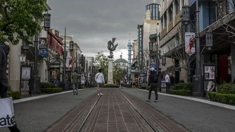 The Grove Statue Timelapse. Stock Footage 235733473