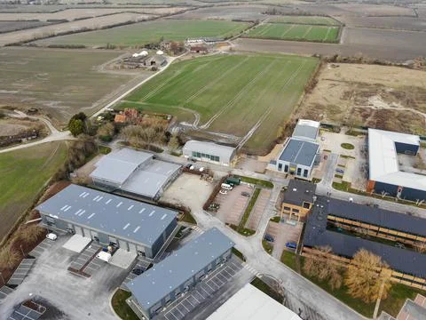 Grove Technology Park in Lockdown Stock Photos