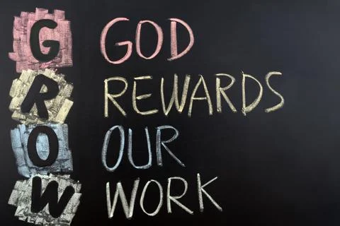 Grow acronym Stock Photos