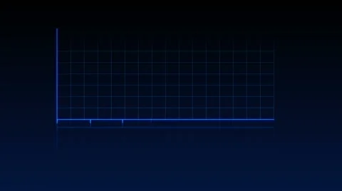 Grow up Blue Bar graph Video stock 63426818