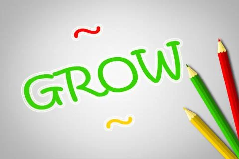 Grow concept 스톡 일러스트