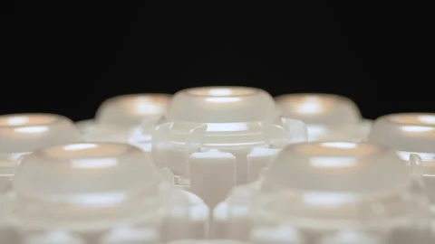 Grow light bulb for essential artificial light for indoor plants, supportin.. Stock Footage 271096765