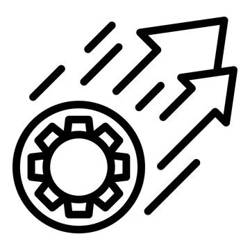 Grow up management icon outline vector. Work job イラスト素材