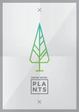 Grow more plants concept イラスト素材