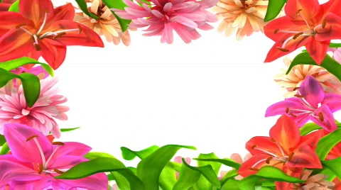 Growing abstract frame Stock Footage 654049