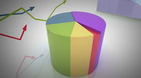 Growing and changing graphs Stock Footage 32847241
