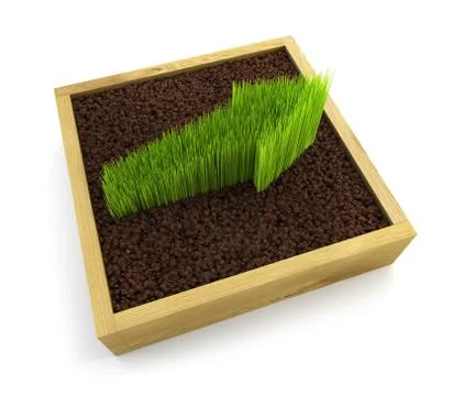 Growing arrow Stock Illustration