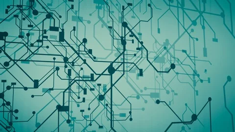 Growing artificial intelligence neural network Stock Footage 94653799