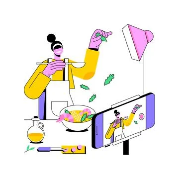 Growing audience isolated cartoon vector illustrations. イラスト素材
