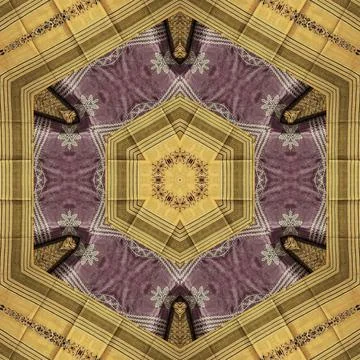 Growing awareness of using natural jute fiber as modified fashion element Illustrazione stock