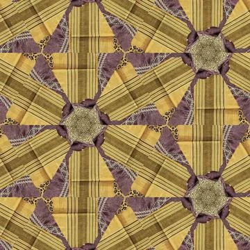Growing awareness of using natural jute fiber as modified fashion element Illustrazione stock