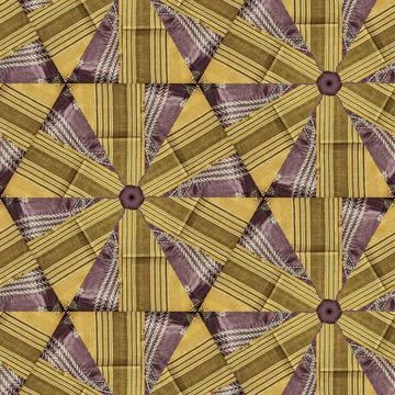 Growing awareness of using natural jute fiber as modified fashion element Illustrazione stock