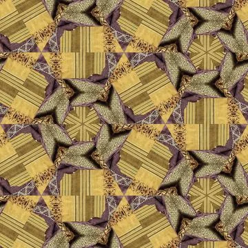 Growing awareness of using natural jute fiber as modified fashion element Illustrazione stock