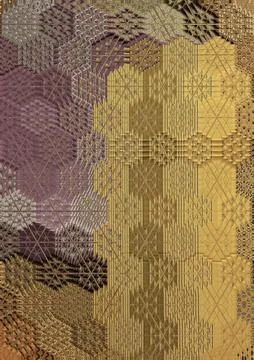 Growing awareness of using natural jute fiber as modified fashion element Illustrazione stock