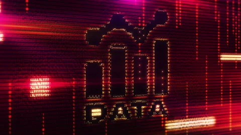 Growing bar chart on computer screen symbolizing increasing profits Stock Footage 325147188