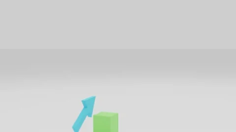 Growing Bar Graph / Chart Stock Footage 157115494