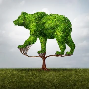 Growing Bear Market 库存插图