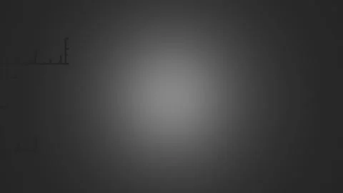 Growing black lines turn into boxes animated fractal pattern on gradient loop Stock Footage 136348729