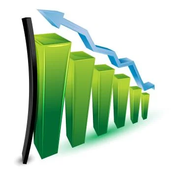 Growing business graph Stock-Illustration