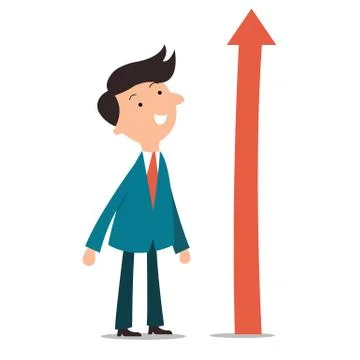 Growing business Stock Illustration