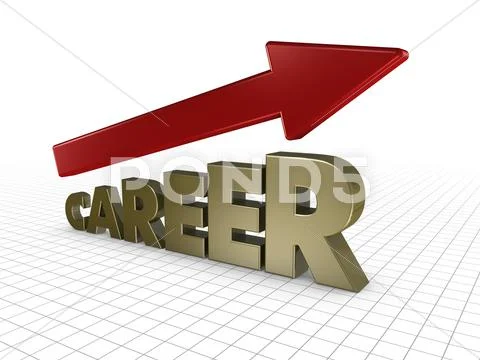 Growing career Stock Illustration